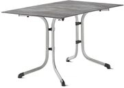 SIEGER Boulevard- Klapptisch mit Polytec&reg;-Platte. Plattenma&szlig; ca.120x80 cm.