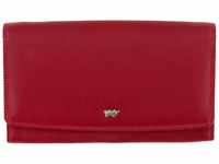 BRAUN BÜFFEL Geldbörse Golf 2.0 - aus echtem Leder (rot, 9 Fächer, Large)