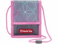 Step by Step Brustbeutel Glitter Heart Hazle, rosa-grau, mit Sichtfenster,...