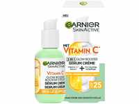 Garnier Serum-Crème gegen müde Haut und dunkle Flecken, 2in1 Tagespflege für mehr