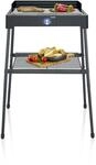 SEVERIN Standgrill mit Edelstahl-Grillrost und Standuntergestell und Ablagerost,