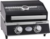 R&Ouml;SLE Gasgrill BBQ-Portable VIDERO G2-P, tragbarer Tischgrill mit 2
