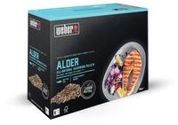 Weber Holzpellets - Erlenholz (8kg), perfekt zum R&auml;uchern von Fisch, 100%