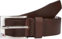 Tommy Hilfiger Herren G&uuml;rtel New Aly Belt Lederg&uuml;rtel, Braun (Testa Di Moro), 90 cm