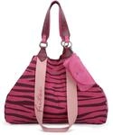 Fritzi Izzy Canvas Zebra Pink Shopper Baumwollmix Damen Handtasche Festival City