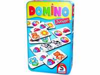 Schmidt Spiele 51240 Domino Junior, Bring Mich mit Spiel in der Metalldose