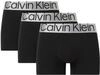 Calvin Klein Herren Boxershorts Trunks aus Baumwolle mit Stretch, Schwarz (Black), S