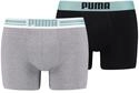 PUMA Herren Boxer Shorts Bodywear Placed Logo 2er Pack
