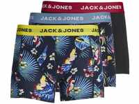 JACK & JONES Herren JACFLOWER Bird Trunks 3 Pack NOOS Boxershorts, Surf The
