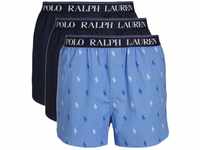 Ralph Lauren Polo-Boxershorts, Stretch-Baumwolle, schmale Passform, Blau,...