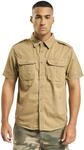Brandit Vintage Shirt Short Sleeve, Farbe: Camel, Gr&ouml;&szlig;e: XL