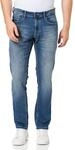 camel active Herren Slim Fit 5-Pocket Jeans Blau, menswear-44/34