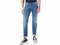 Pioneer Herren Rando Jeans, Light Blue Used Buffies, 33W / 34L