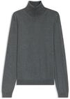 BOSS Herren Musso-P Slim-Fit Rollkragenpullover aus extrafeiner Merinowolle Grau XXL