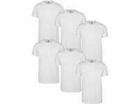 Urban Classics Herren Basic Tee 6-Pack T-Shirt, 6x Weiß, 3XL