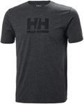 Helly Hansen Herren HH Logo T-Shirt, Ebenholz-Melange, S
