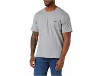 BOSS Herren T-Shirt Mix & Match mit Logo, Medium Grey, S