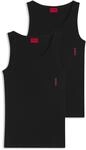 HUGO Herren Twin Pack Tank Top, Black1, XXL EU