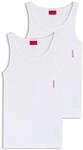 HUGO Herren Twin Pack Tank Top, New - White100, XL EU