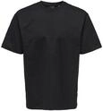 ONLY & SONS Herren Rundhals T-Shirt ONSFRED - Relaxed Fit S-XXL Schwarz Weiss,