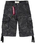 Alpha Industries Herren Jet Short Bermuda, Black camo, 40