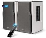 EDIFIER Studio R1380T 2.0 Regallautsprecher-System (42 Watt) im Echtholzgeh&auml;use