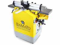 BAMATO Abricht- und Dickenhobelmaschine/BHM-250 (230V) - 3 HSS-Hobelmesser -...