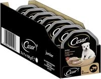 Cesar Schale Junior 14 x 150 g mit Kalb & Truthahn St&uuml;ckchen in Pastete