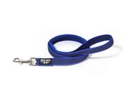 IDC Color & Gray gumierte Leine, 20 mm x 1,2 m mit Schlaufe, Blau-Grau