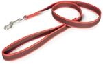 IDC Color & Gray gumierte Leine, 20 mm x 1 m mit Schlaufe, Rot-Grau