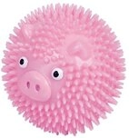 Nobby TPR Noppen Ball Pig, pink 6,5 cm, 1 St&uuml;ck