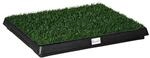 PawHut Welpentoilette Hundetoilette Hundeklo Welpen Hunde WC Kunstgras 51x63cm
