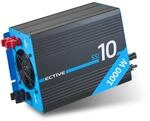 ECTIVE - Wechselrichter 12V auf 230V SSI 10-1000W reine Sinuswelle -...