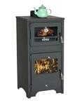 EEK A+ Kaminofen mit Backfach und Herdplatte Ever 2 Holzofen 7,85 kW Kamin Ofen Holz