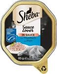 Sheba Sauce Lover &ndash; Feine Thunfischh&auml;ppchen (MSC) mit Sauce f&uuml;r ausgewachsene