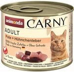 Carny Katzen Nassfutter Pute + Hühnchenleber (6 x 200g), Katzen Nassfutter von Carny Katzen Nassfutter Pute + Hühnchenleber (6 x 200g), Katzen Nassfutter von