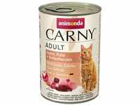 animonda Carny Adult Katzenfutter, Nassfutter für ausgewachsene Katzen, Huhn, Pute +