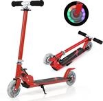 COSTWAY Kinder Roller mit LED R&auml;dern, Scooter Kinder ab 4 Jahre, Cityroller