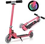 COSTWAY Kinder Roller mit LED R&auml;dern, Kinder Scooter ab 4 Jahre, Cityroller