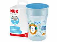 NUK Magic Cup Trinklernbecher | 8+ Monate | 230 ml | auslaufsicherer 360°-Trinkrand