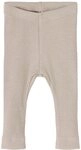 NAME IT Unisex Baby Nbnkab Noos Leggings, Peyote Melange, 50 EU