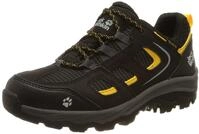 Jack Wolfskin Jungen Unisex Kinder Vojo Texapore Low K Walking-Schuh, Black/Burly