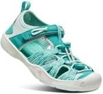 KEEN Unisex Kinder Moxie Sandalen, Waterfall Blue Glass, 27/28 EU