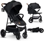 LIONELO Zoey Kinderwagen Buggy bis zu 15 kg, XXL-Verdeck mit Sonnenschutz,