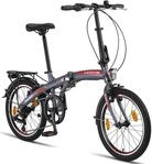 Licorne Bike Phoenix 20 Zoll Aluminium Faltrad Klapprad V-Bremse Faltfahrrad Herren