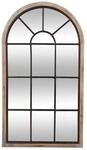 Atmosphera - Spiegel Zo&eacute; - Metall und Holz 60 &times; 107 cm - Schwarz
