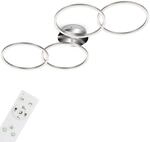 BRILONER - LED Deckenlampe mit Fernbedienung, dimmbar, einstellbar von warmwei&szlig; bis