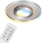 BRILONER - LED Deckenlampe mit Fernbedienung, einstellbar von warmwei&szlig; bis
