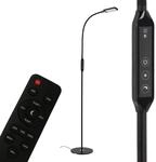 Briloner Leuchten LED Stehleuchte, Stehlampe dimmbar, Fernbedienung, inkl.