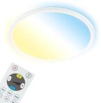 BRILONER - LED Deckenlampe flach mit Fernbedienung, indirektes Licht, einstellbar von